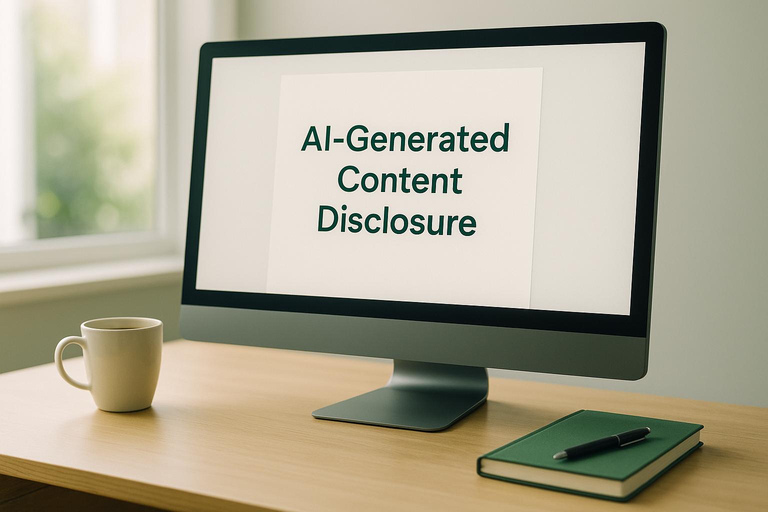 AI Content Disclosure: Does It Impact Trust?