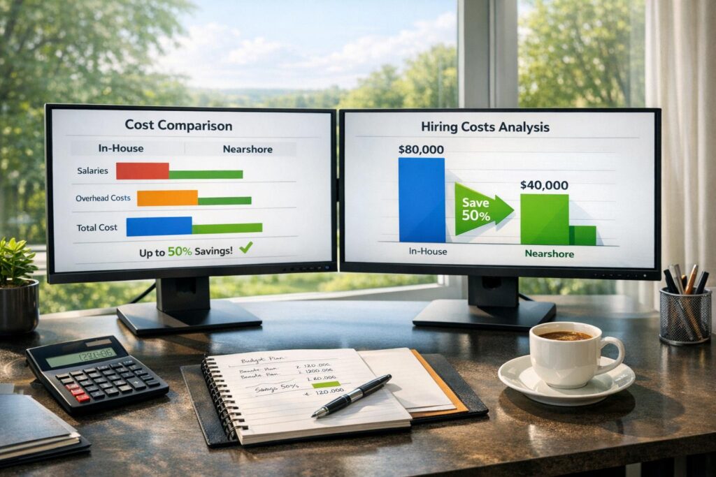 Cost Reduction Estimator for Nearshore